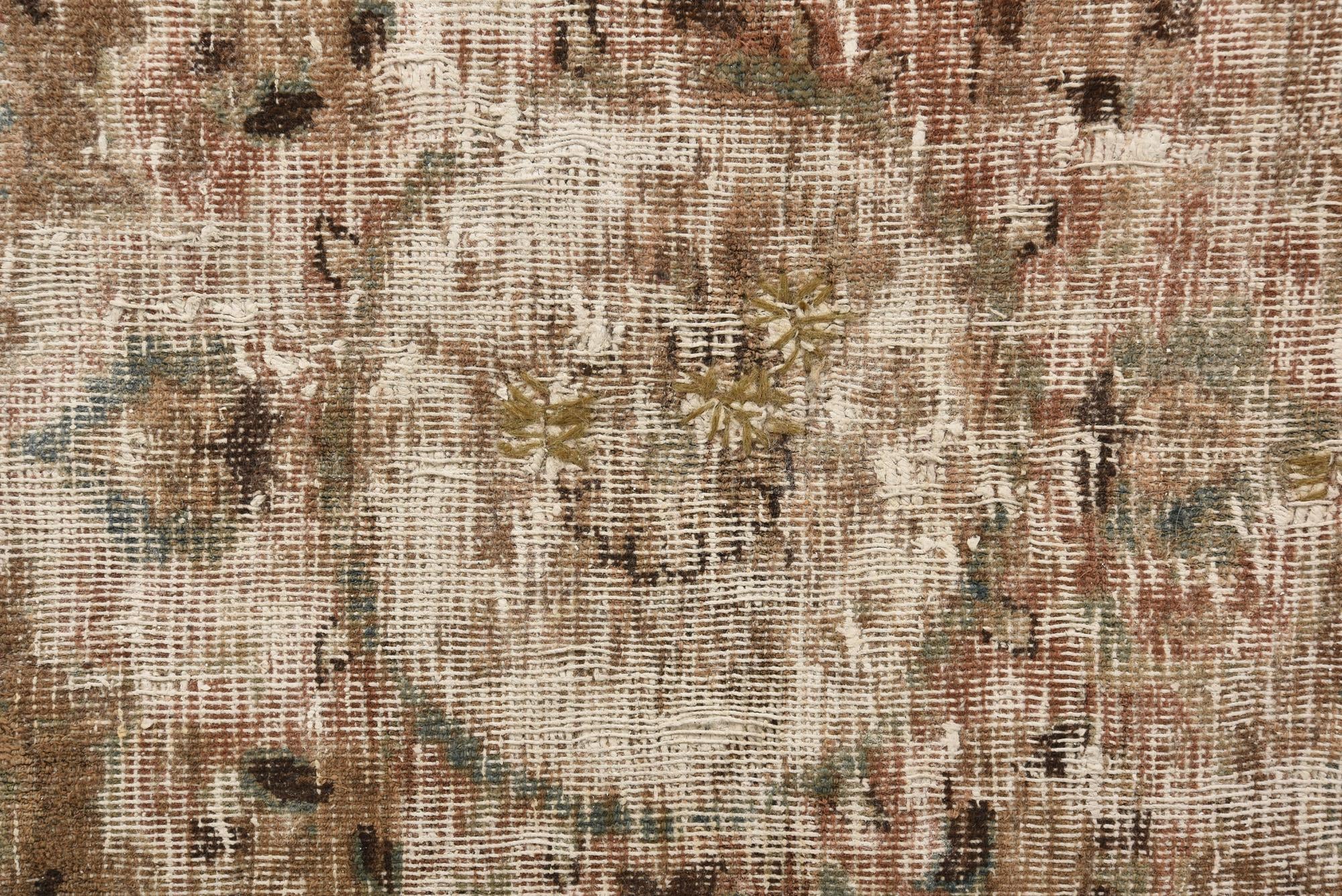 6' 6 x 9' 9 Hand Knotted Ultra Vintage Persian Wool Rug