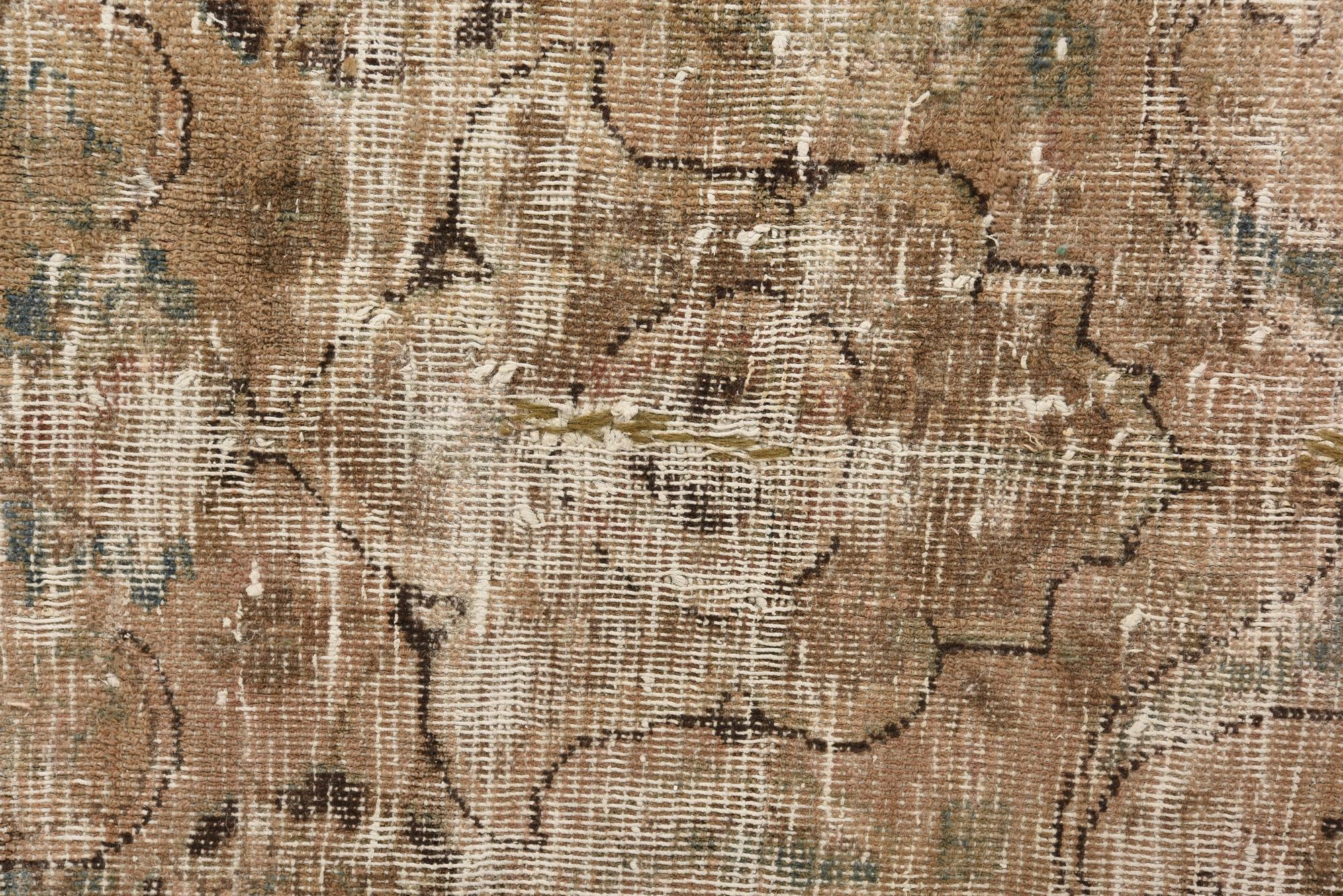 6' 6 x 9' 9 Hand Knotted Ultra Vintage Persian Wool Rug