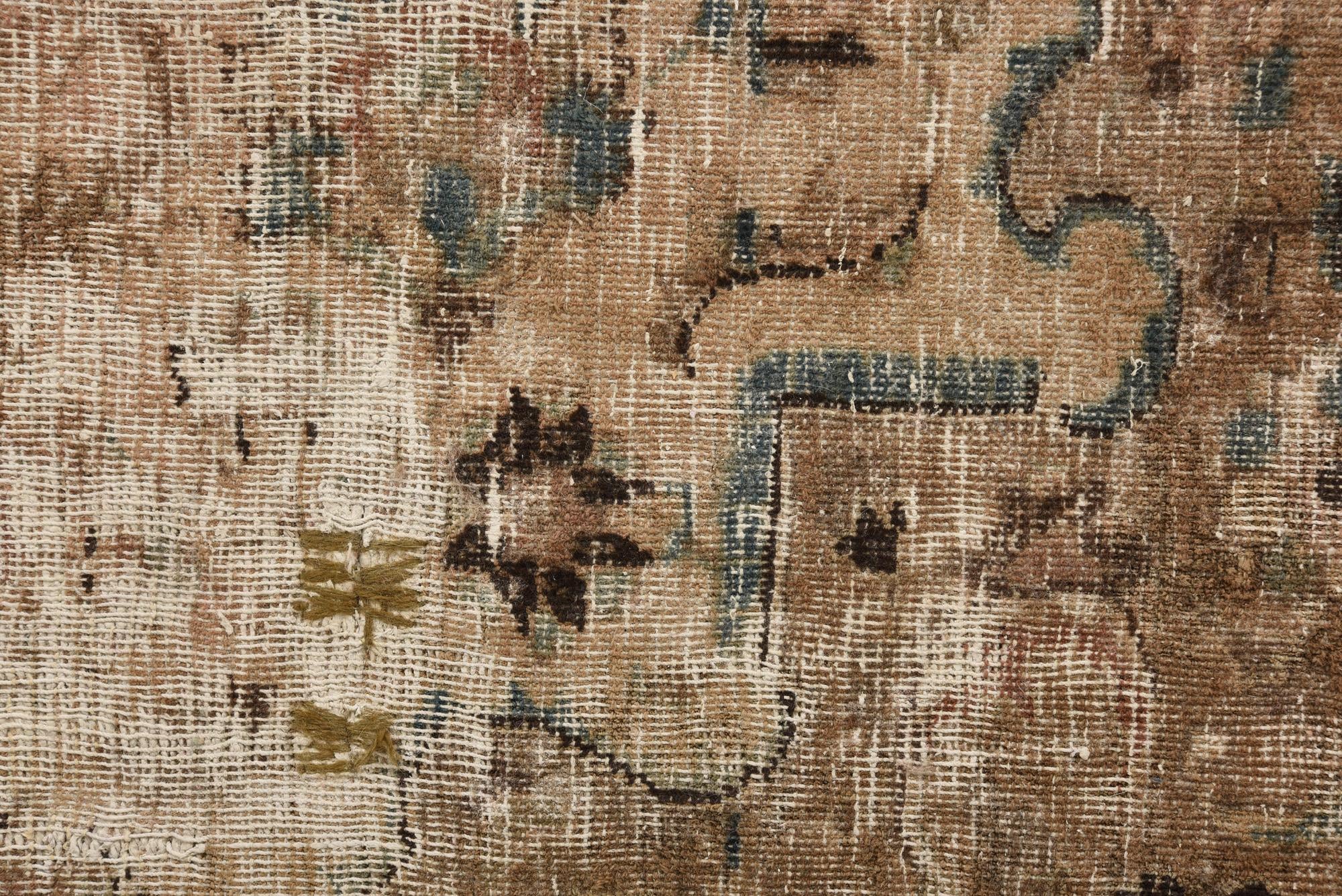 6' 6 x 9' 9 Hand Knotted Ultra Vintage Persian Wool Rug