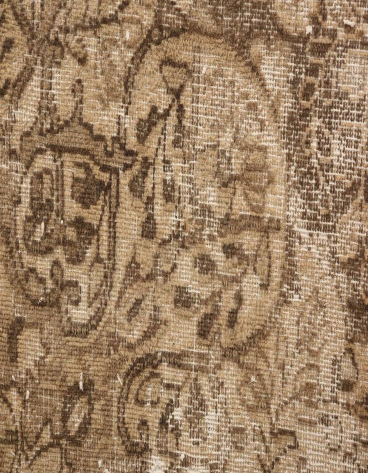 Detail image of 6' 4 x 9' 7  Hand Knotted Ultra Vintage Persian Wool Rug