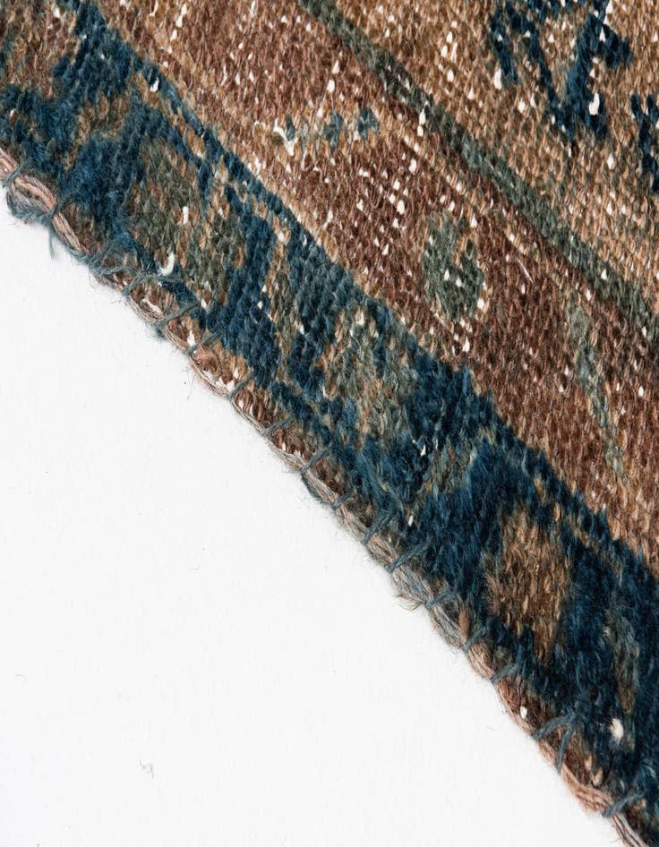 Detail image of 4' 2 x 5' 8  Hand Knotted Ultra Vintage Persian Wool Rug