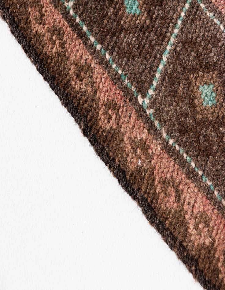 Detail image of 3' 7 x 6' 3  Hand Knotted Ultra Vintage Persian Wool Rug