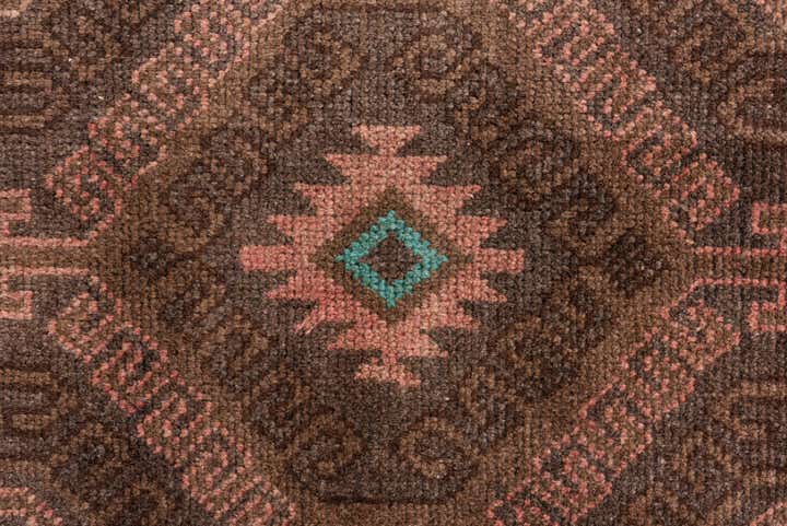 3' 7 x 6' 3 Hand Knotted Ultra Vintage Persian Wool Rug
