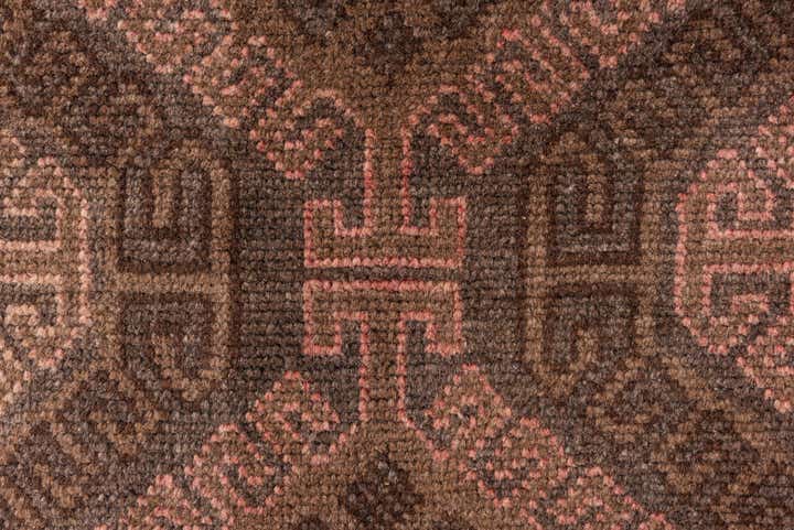 3' 7 x 6' 3 Hand Knotted Ultra Vintage Persian Wool Rug