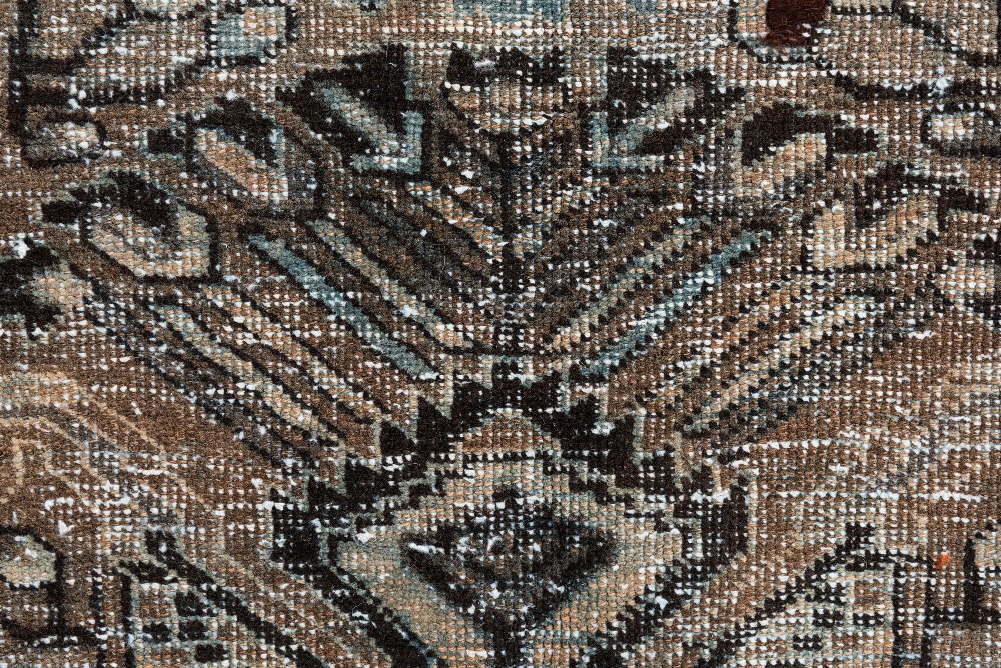 3' 6 x 4' 10 Hand Knotted Ultra Vintage Persian Wool Rug
