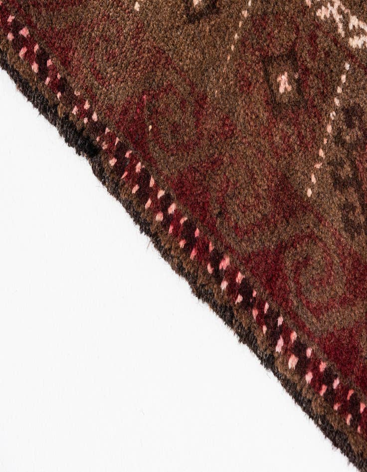 Detail image of 3' 8 x 6' 4  Hand Knotted Ultra Vintage Persian Wool Rug