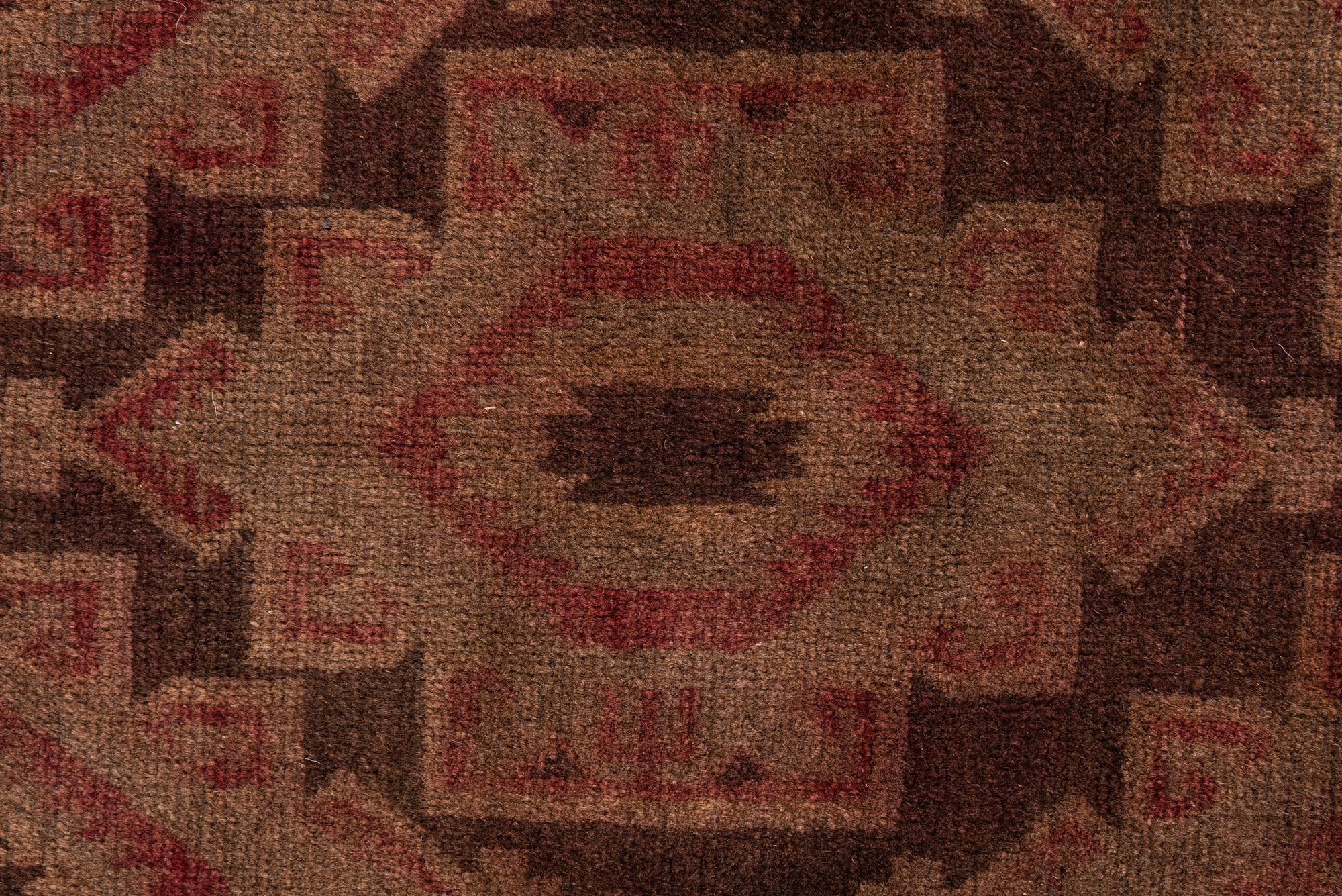 3' 8 x 6' 4 Hand Knotted Ultra Vintage Persian Wool Rug