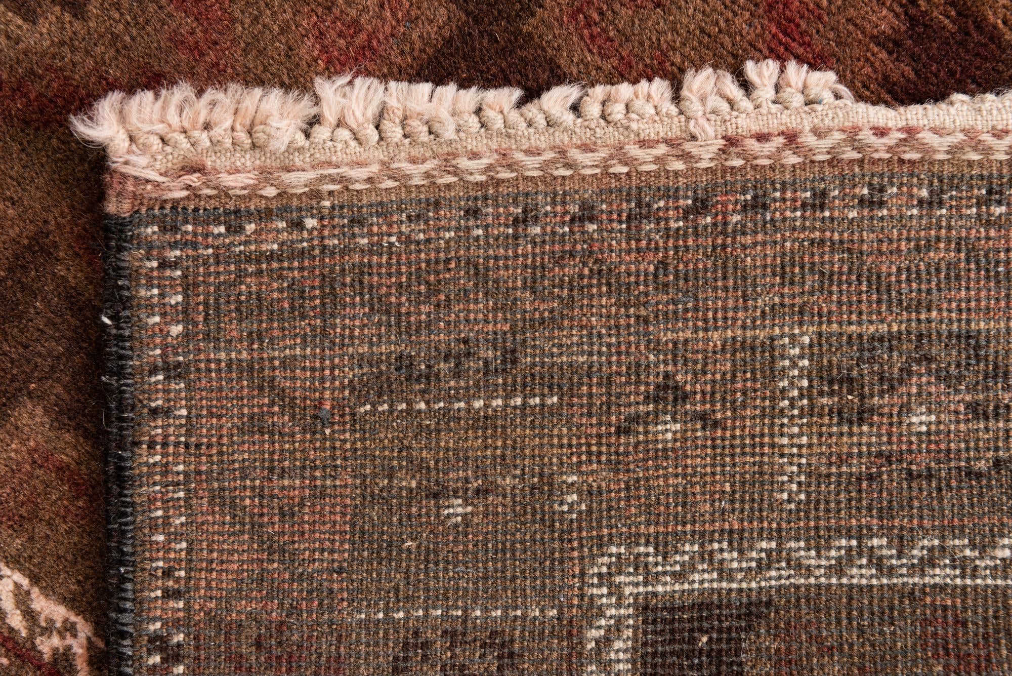 3' 8 x 6' 4 Hand Knotted Ultra Vintage Persian Wool Rug