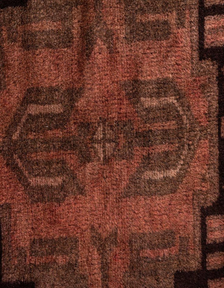 Detail image of 3' 7 x 6' 9  Hand Knotted Ultra Vintage Persian Wool Rug