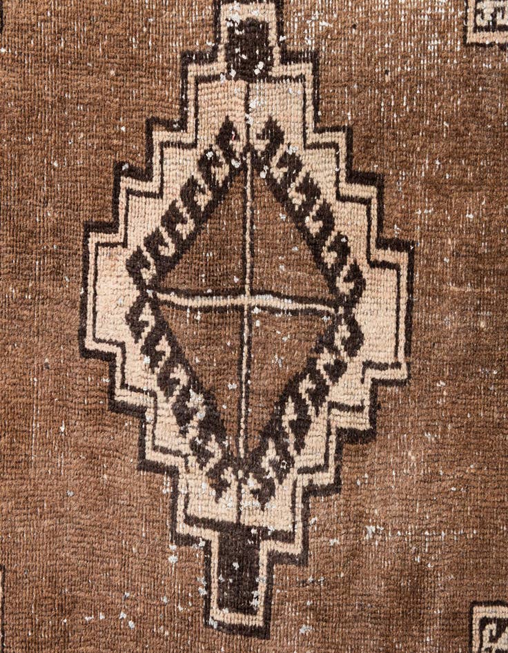 Detail image of 7' 1 x 10' 6 Hand Knotted Ultra Vintage Persian Wool Rug