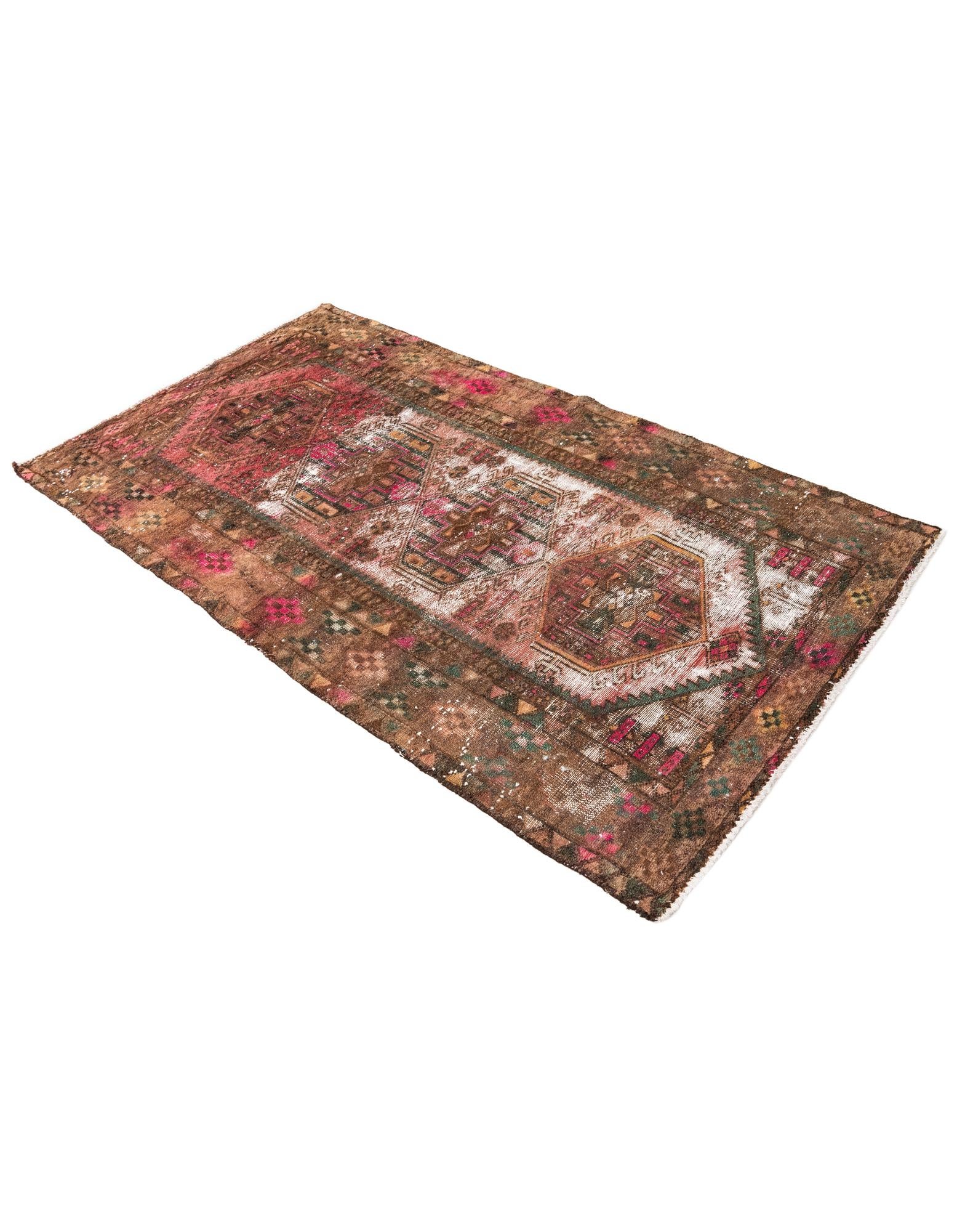 3' 6 x 6' 4 Hand Knotted Ultra Vintage Persian Wool Rug