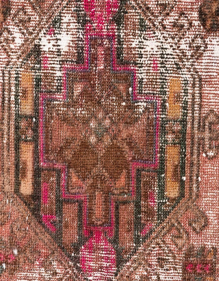 Detail image of 3' 6 x 6' 4  Hand Knotted Ultra Vintage Persian Wool Rug