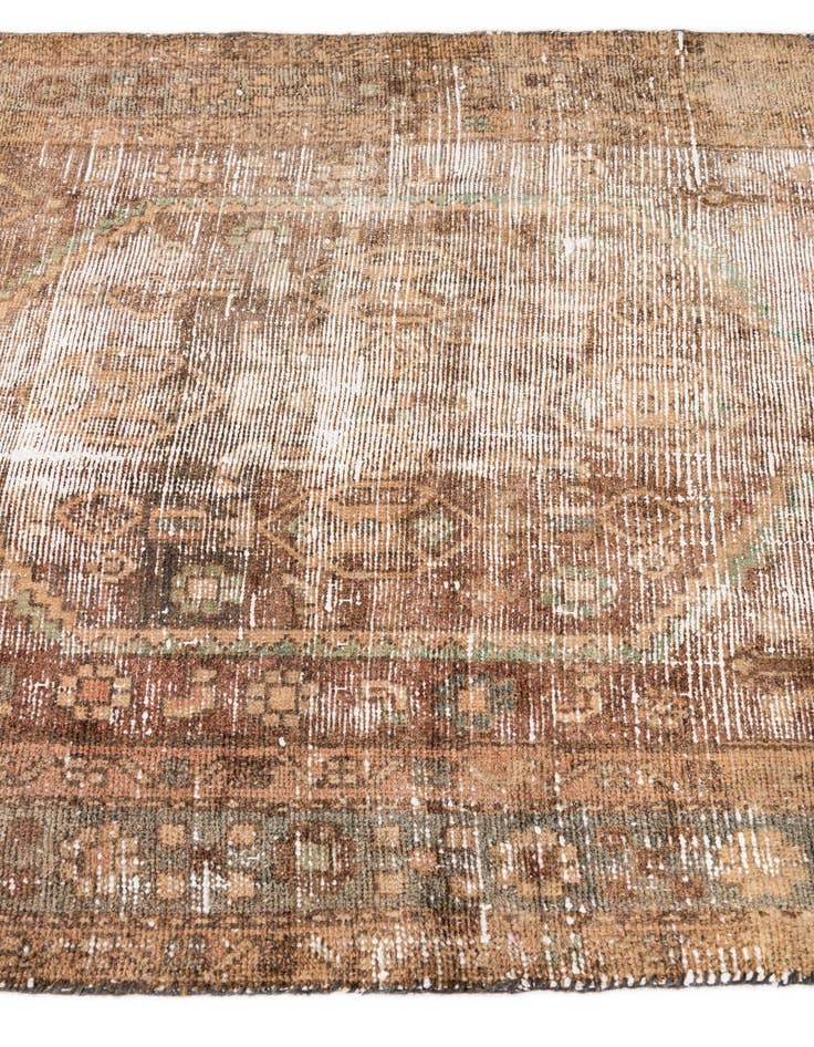 Detail image of 3' 6 x 6' 3  Hand Knotted Ultra Vintage Persian Wool Rug
