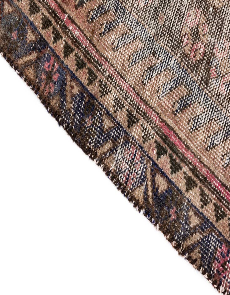 Detail image of 3' 2 x 5' 10  Hand Knotted Ultra Vintage Persian Wool Rug