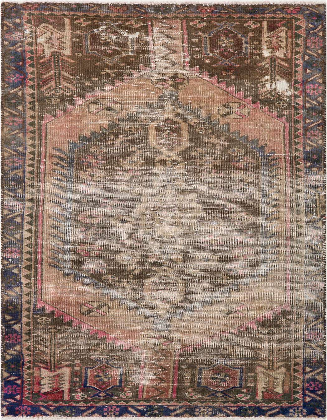 Primary image 3' 2 x 5' 10  Hand Knotted Ultra Vintage Persian Wool Rug