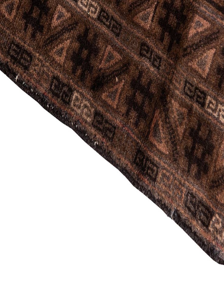 Detail image of 3' 6 x 6' 3  Hand Knotted Ultra Vintage Persian Wool Rug