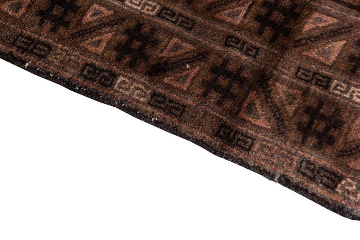 105cm x 190cm Handgeknüpft Ultra Vintage Persisch Wolle Teppich