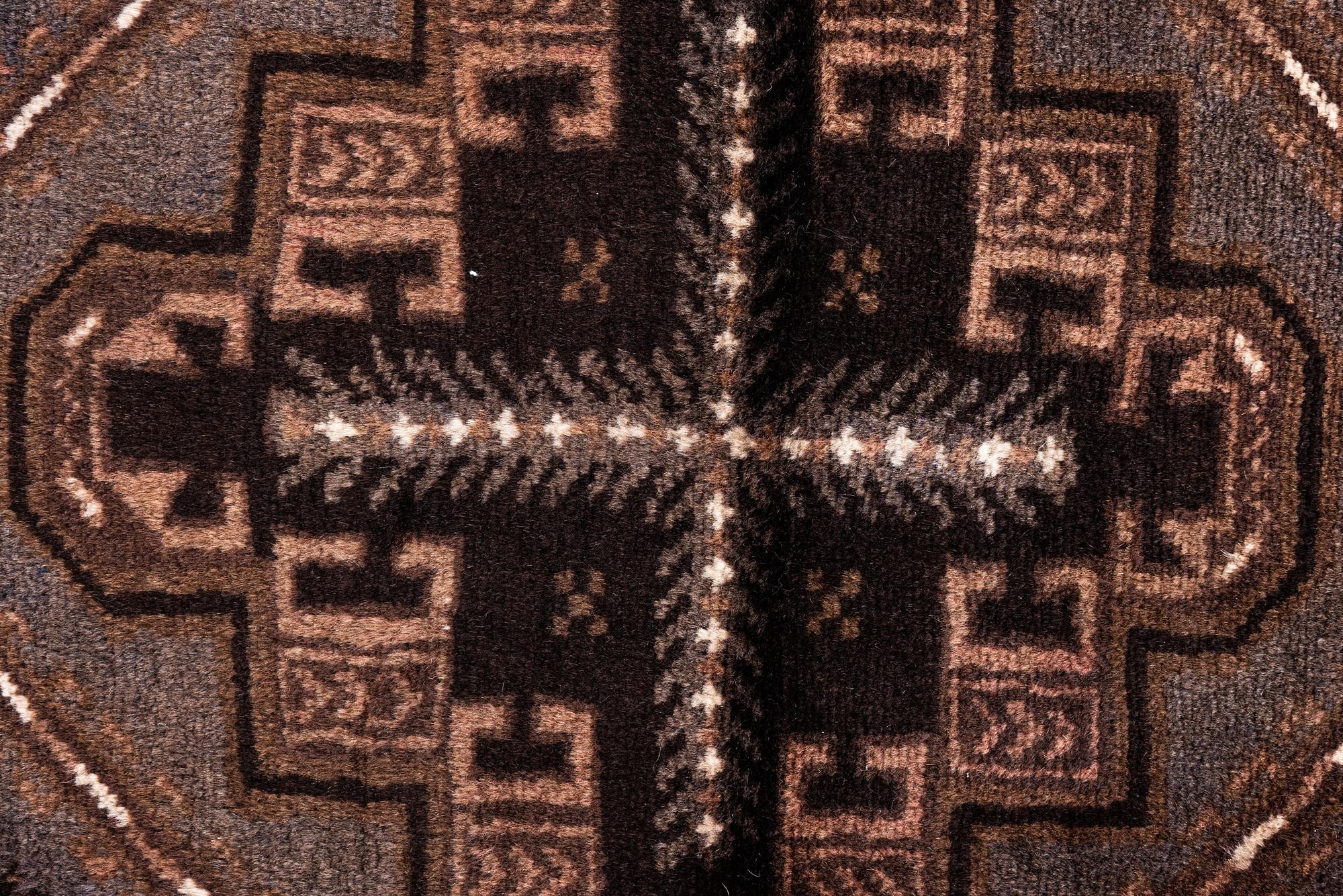 3' 6 x 6' 3 Hand Knotted Ultra Vintage Persian Wool Rug