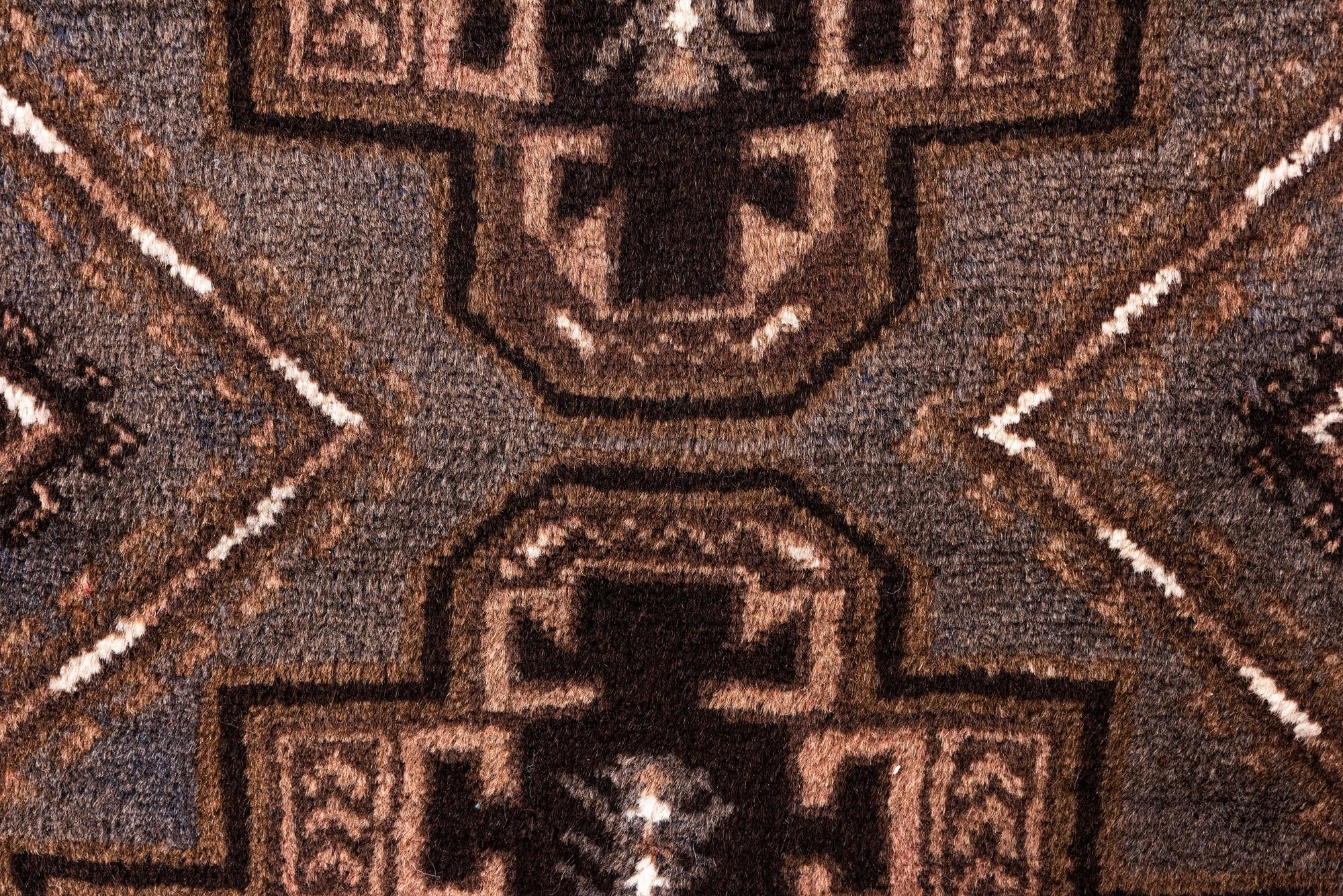 3' 6 x 6' 3 Hand Knotted Ultra Vintage Persian Wool Rug