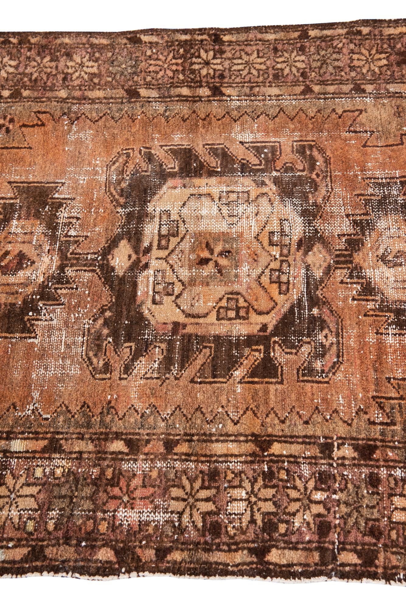 3' 4 x 5' Hand Knotted Ultra Vintage Persian Wool Rug