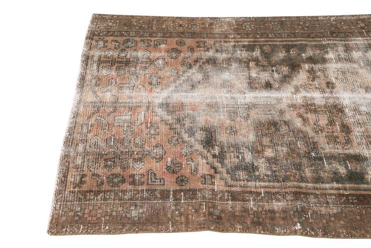 Detail image of 3' 5 x 6' 1 Hand Knotted Ultra Vintage Persian Wool Rug