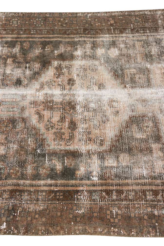 3' 5 x 6' 1 Hand Knotted Ultra Vintage Persian Wool Rug