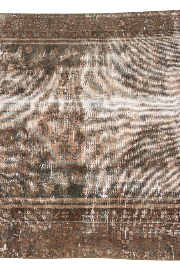 Detail image of 3' 5 x 6' 1 Hand Knotted Ultra Vintage Persian Wool Rug