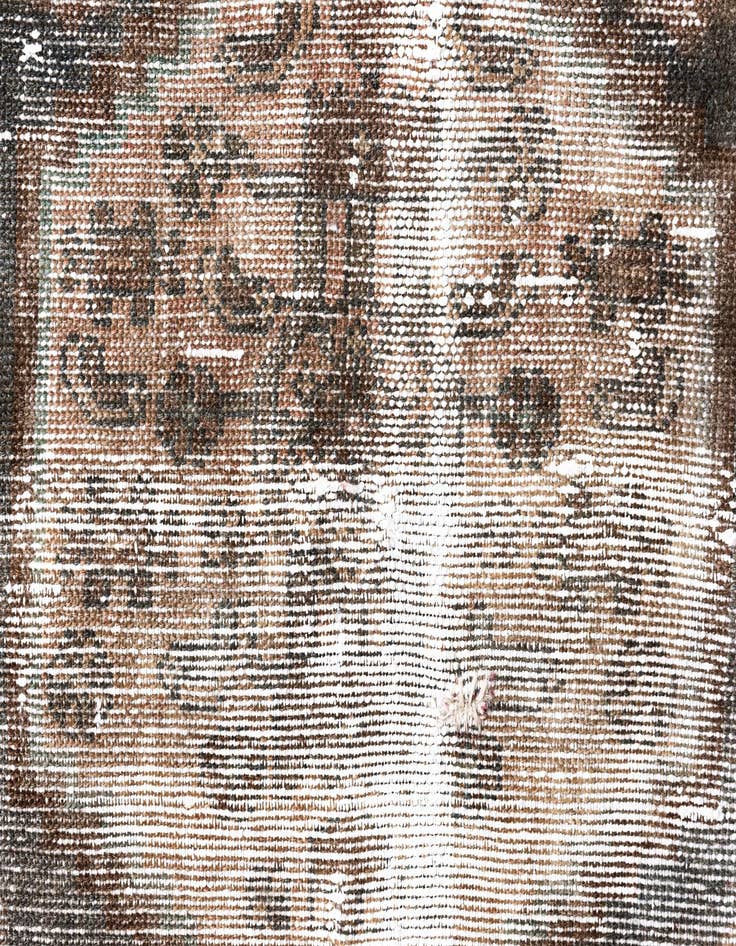 Detail image of 3' 5 x 6' 1  Hand Knotted Ultra Vintage Persian Wool Rug