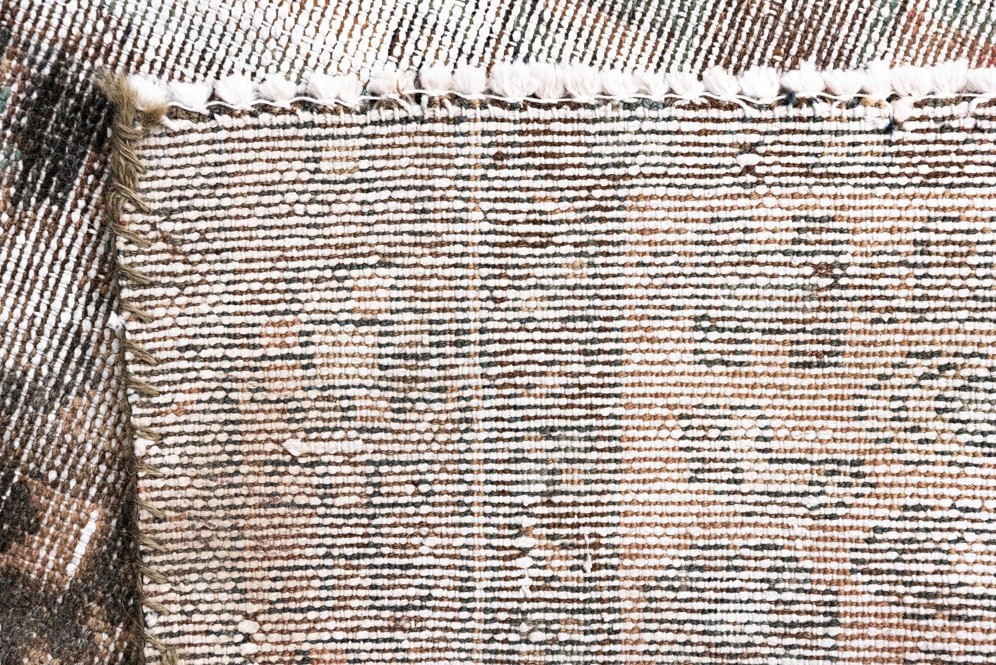3' 5 x 6' 1 Hand Knotted Ultra Vintage Persian Wool Rug