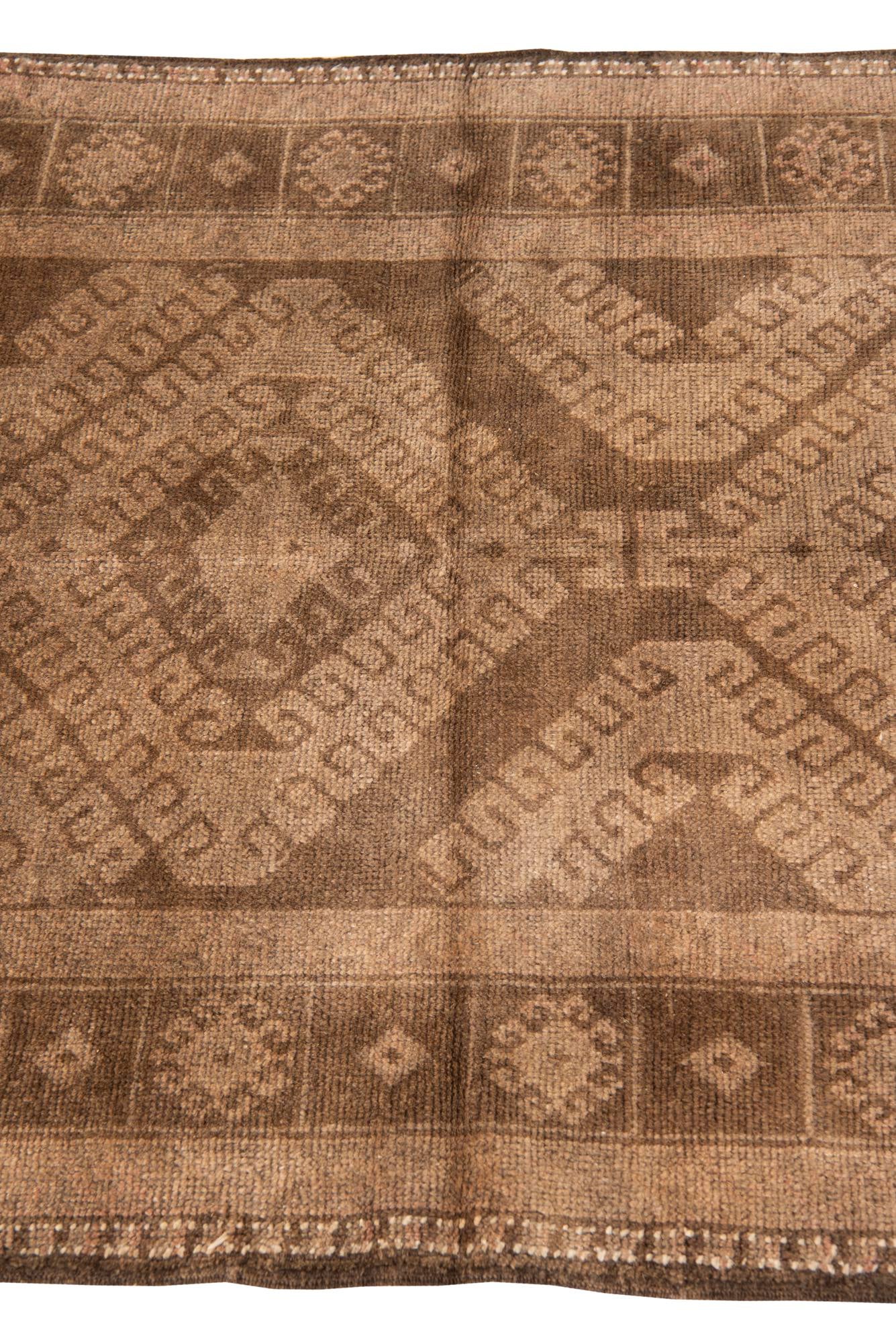 3' 5 x 6' 3 Hand Knotted Ultra Vintage Persian Wool Rug
