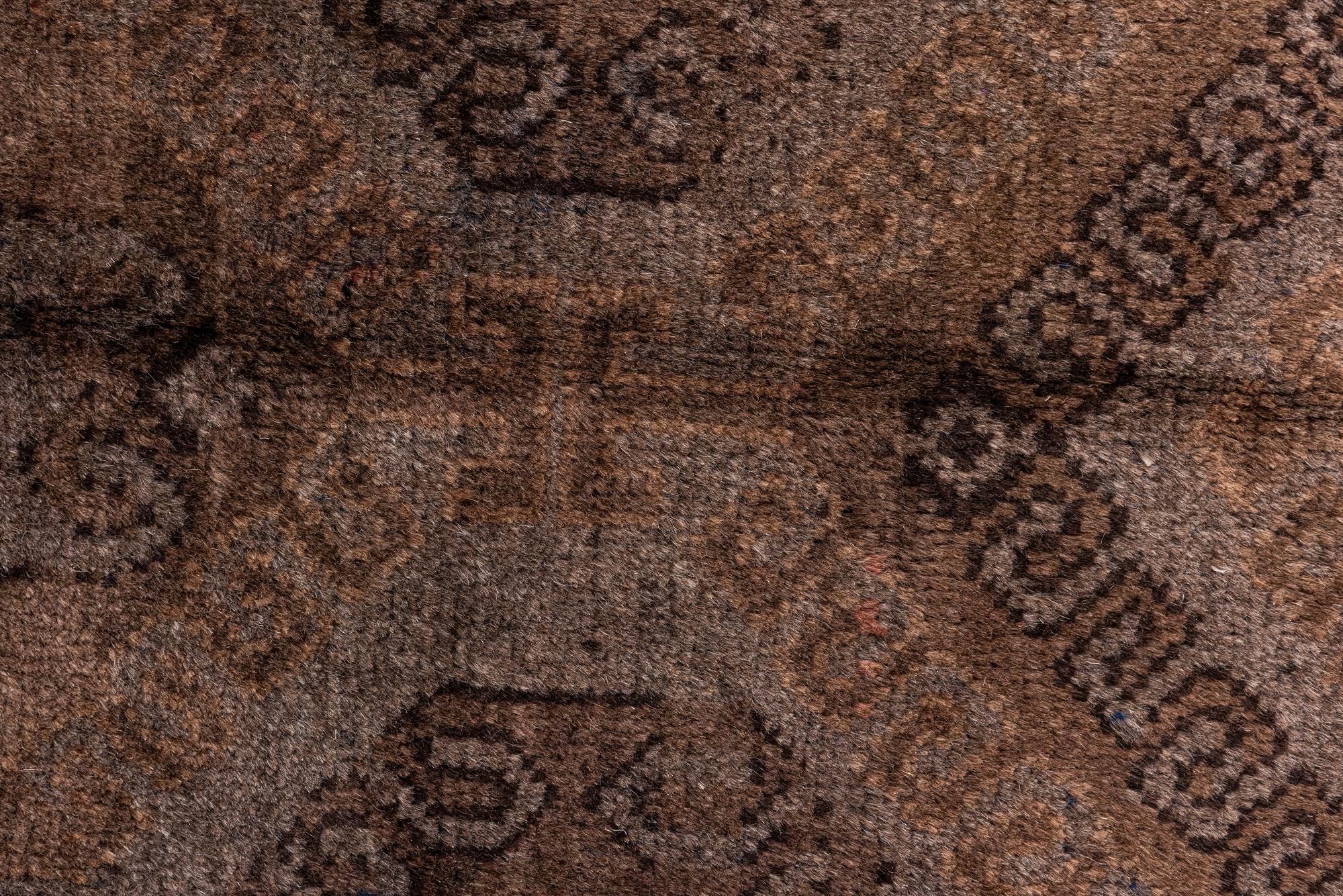 3' 8 x 6' 4 Hand Knotted Ultra Vintage Persian Wool Rug