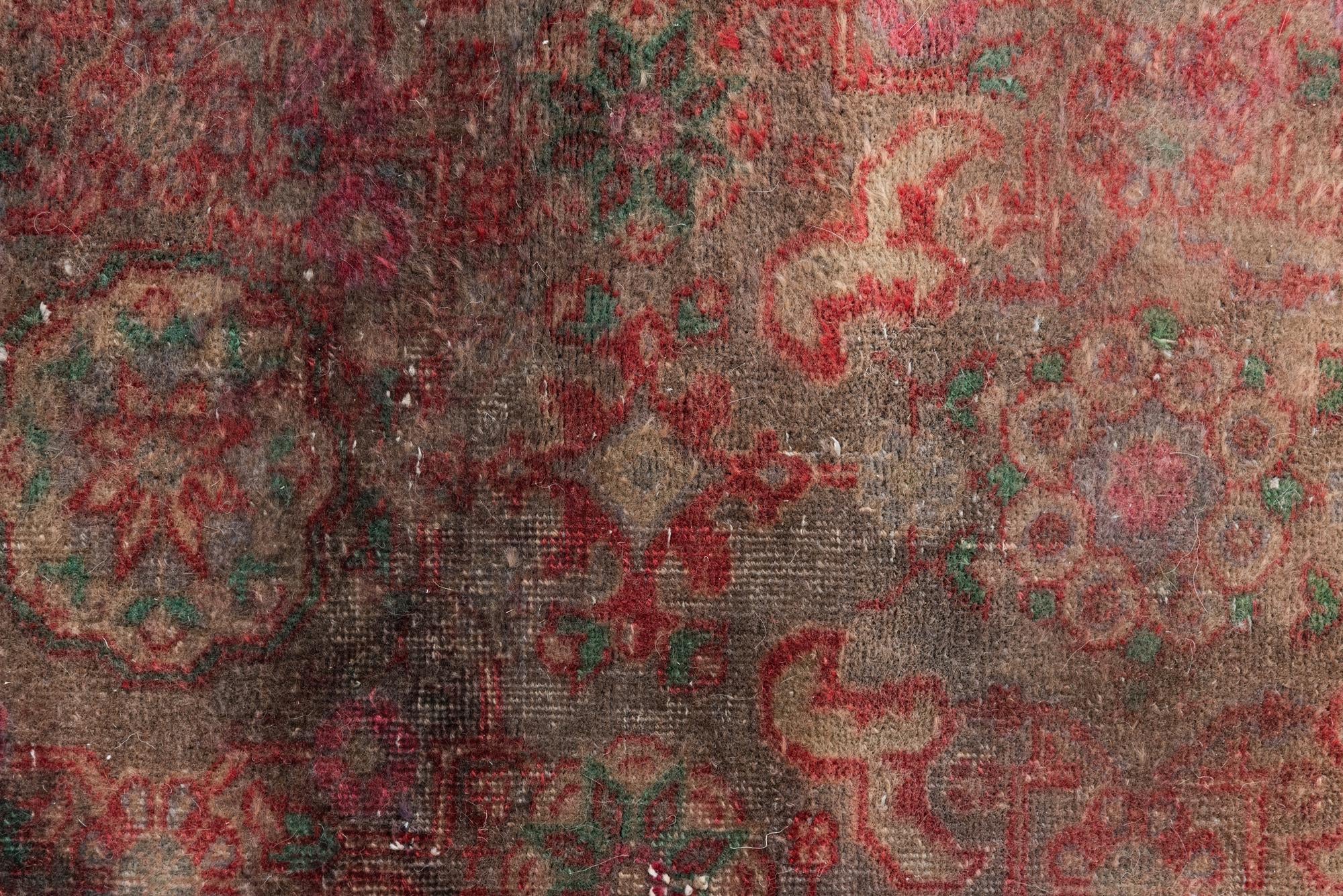 3' 5 x 5' 8 Hand Knotted Ultra Vintage Persian Wool Rug