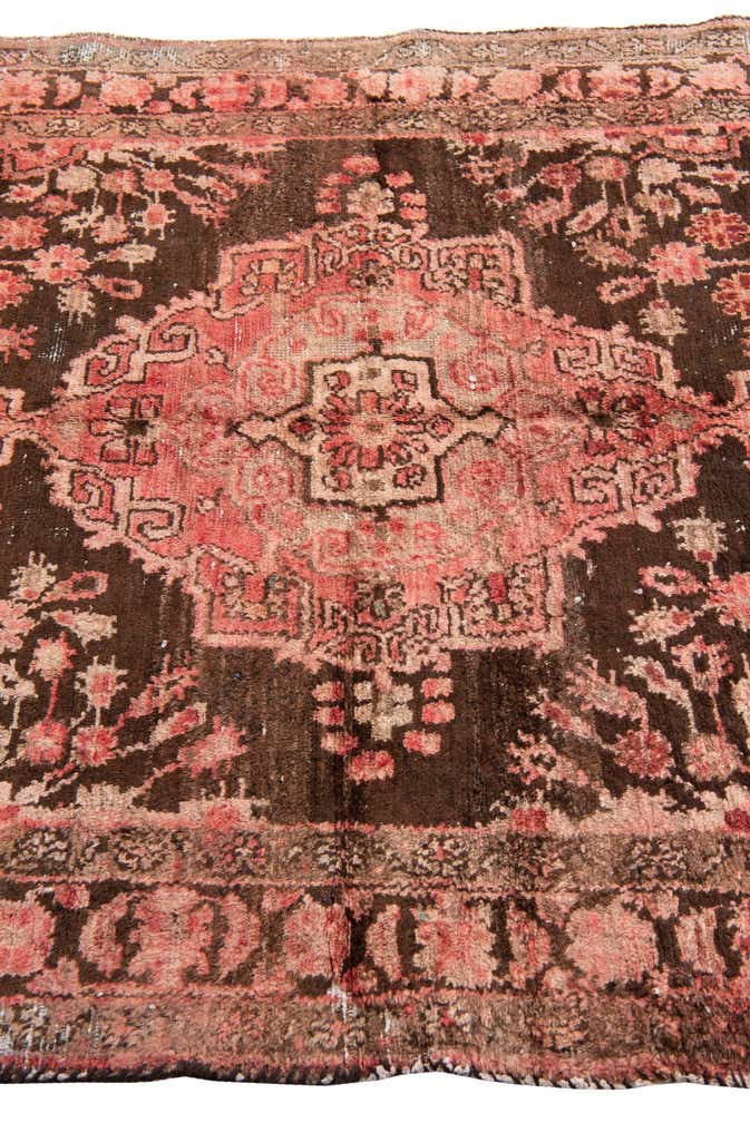 4' 6 x 6' 8 Hand Knotted Ultra Vintage Persian Wool Rug