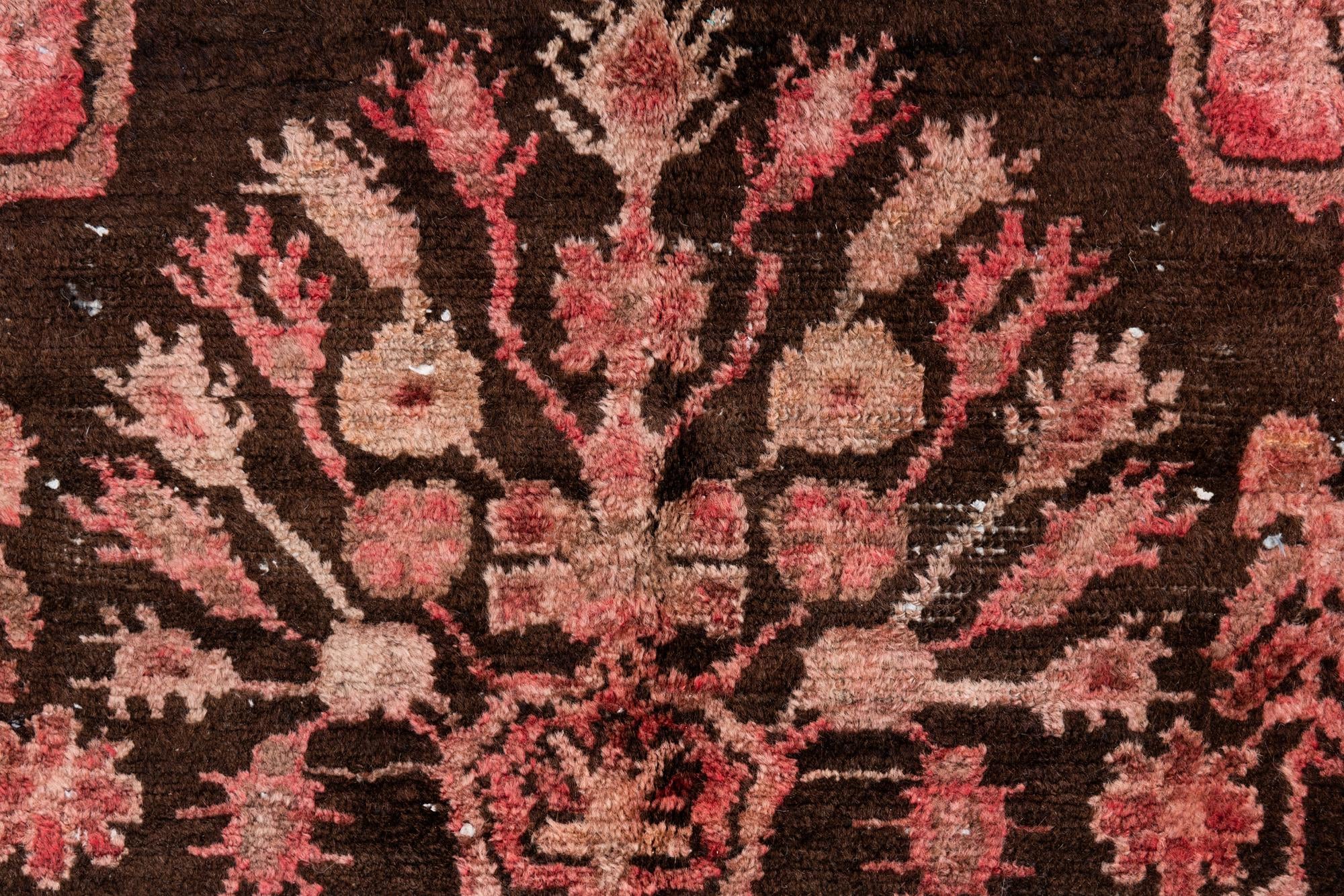 4' 6 x 6' 8 Hand Knotted Ultra Vintage Persian Wool Rug