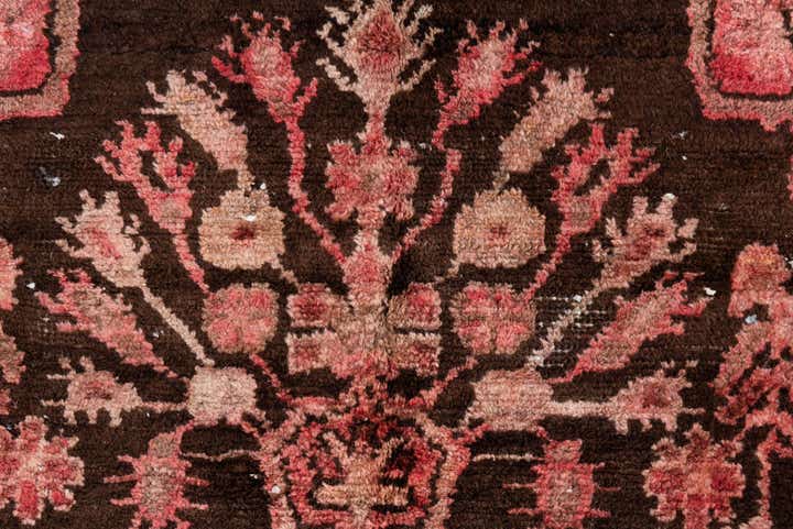 4' 6 x 6' 8 Hand Knotted Ultra Vintage Persian Wool Rug