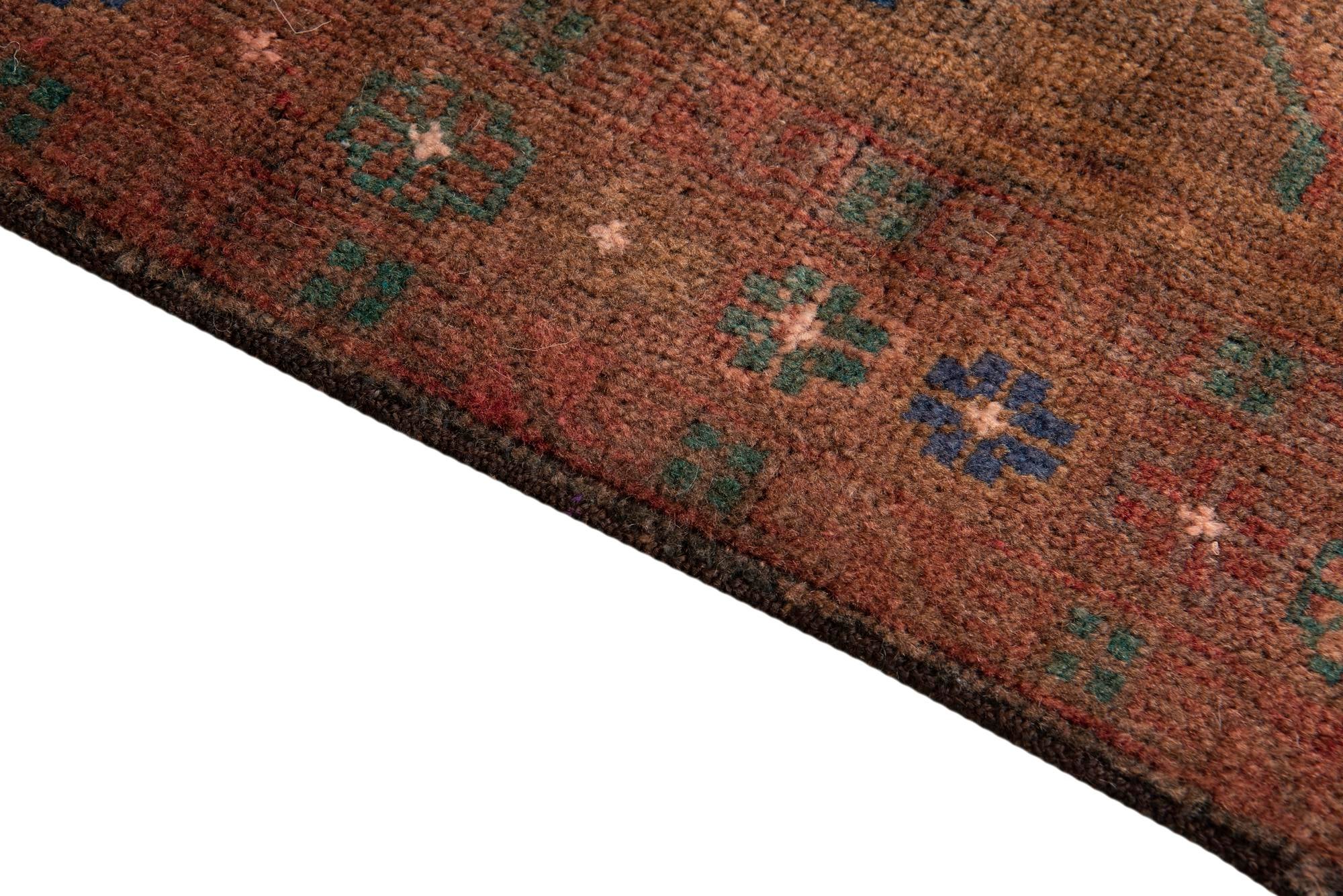 3' 5 x 6' 6 Hand Knotted Ultra Vintage Persian Wool Rug