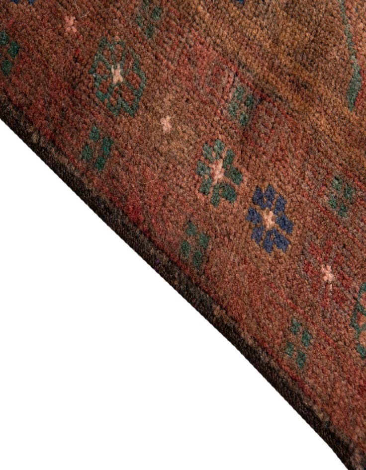 Detail image of 3' 5 x 6' 6  Hand Knotted Ultra Vintage Persian Wool Rug