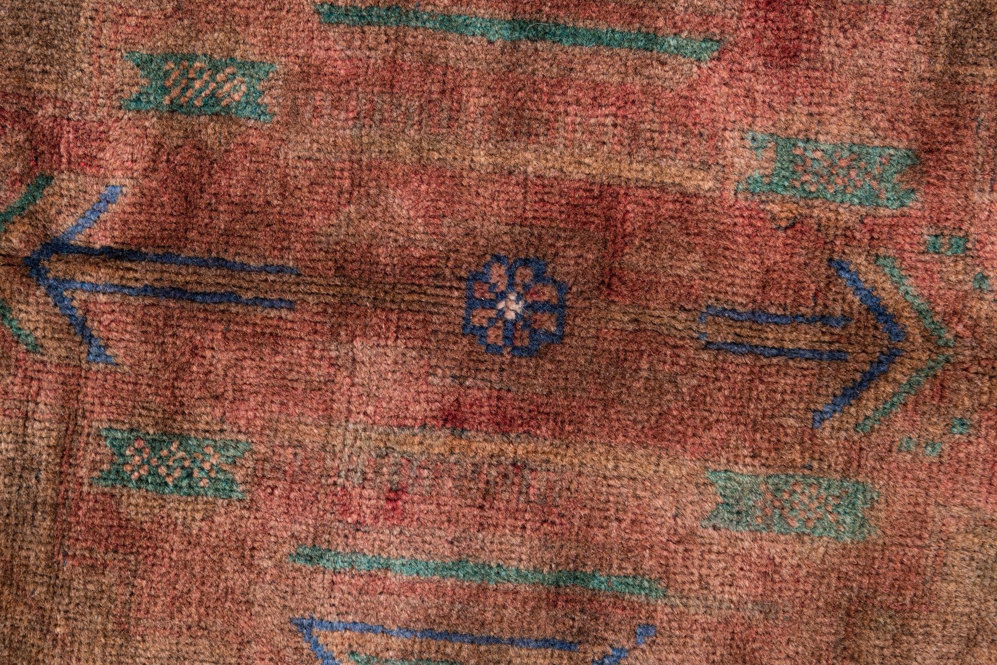 3' 5 x 6' 6 Hand Knotted Ultra Vintage Persian Wool Rug