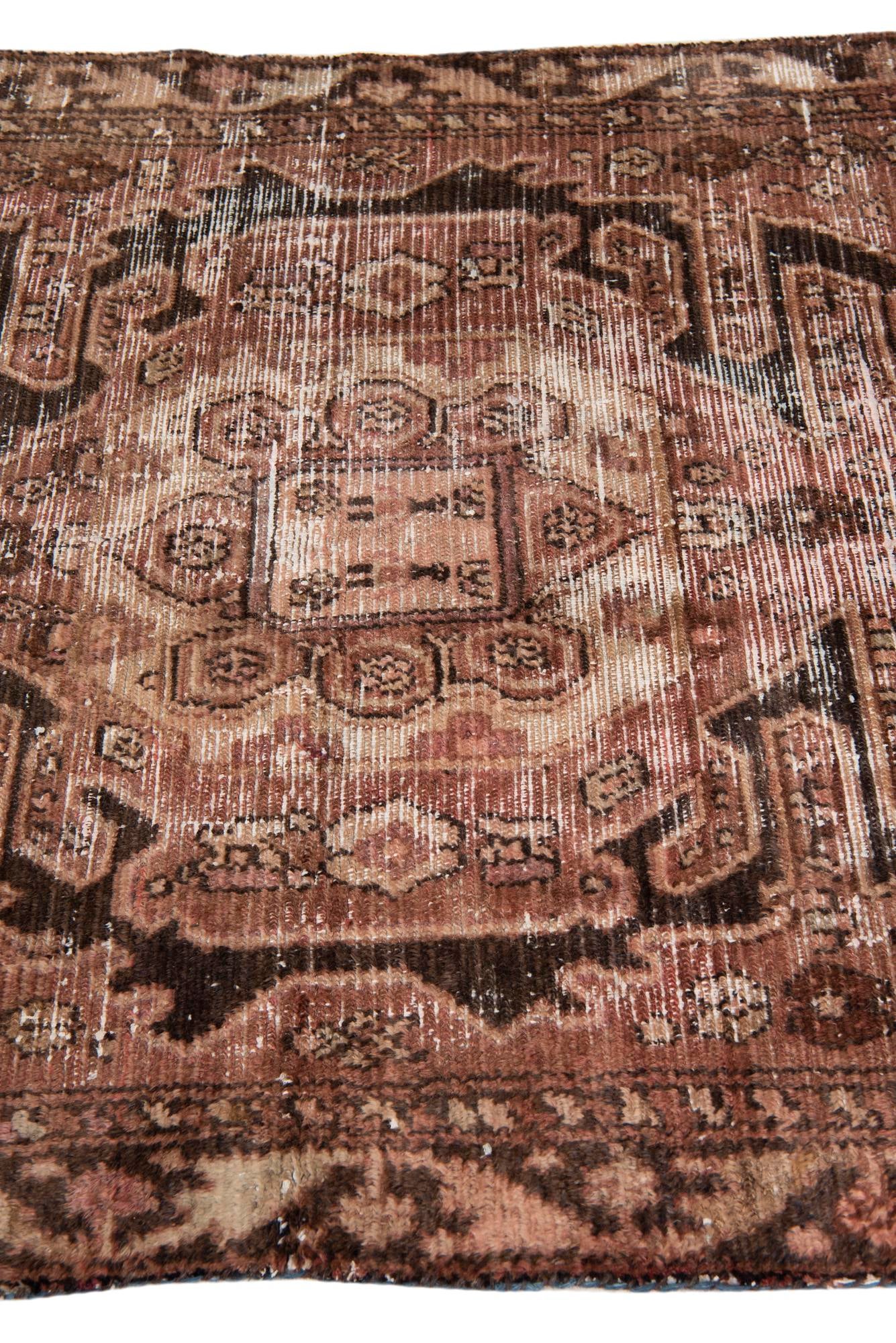 4' x 5' 10 Hand Knotted Ultra Vintage Persian Wool Rug