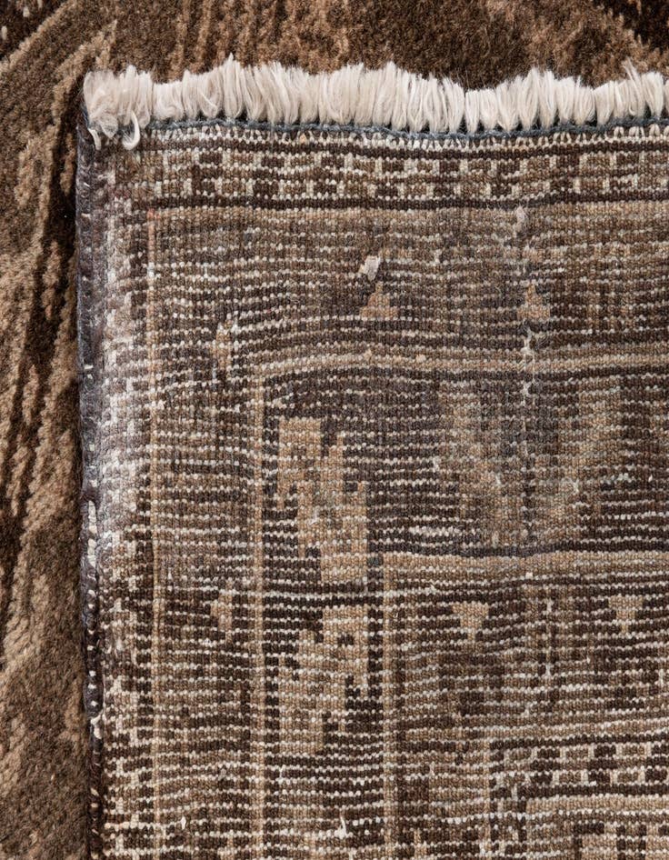 Detail image of 3' 7 x 6'  Hand Knotted Ultra Vintage Persian Wool Rug