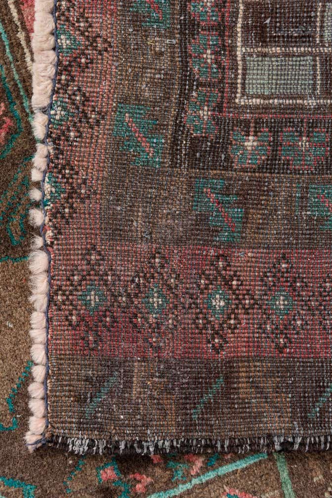 3' 9 x 6' 4 Hand Knotted Ultra Vintage Persian Wool Rug