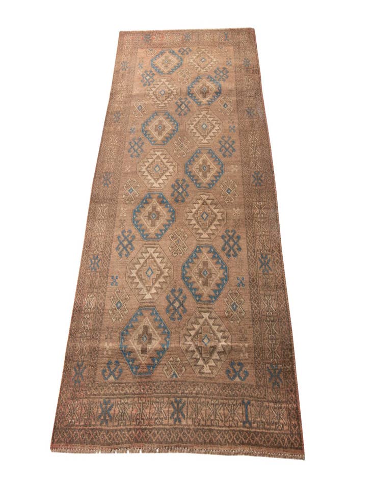 Detail image of 3' 9 x 6' 3  Hand Knotted Ultra Vintage Persian Wool Rug