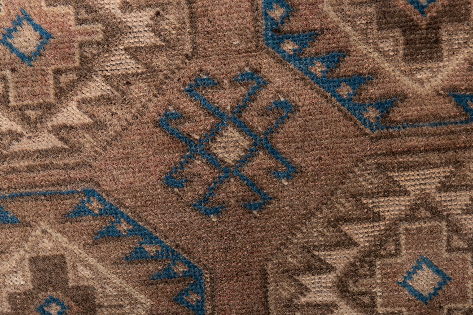 3' 9 x 6' 3 Hand Knotted Ultra Vintage Persian Wool Rug