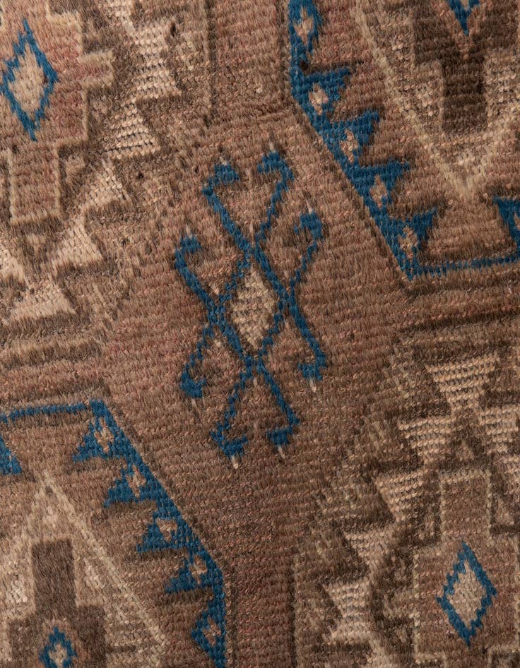 Detail image of 3' 9 x 6' 3  Hand Knotted Ultra Vintage Persian Wool Rug