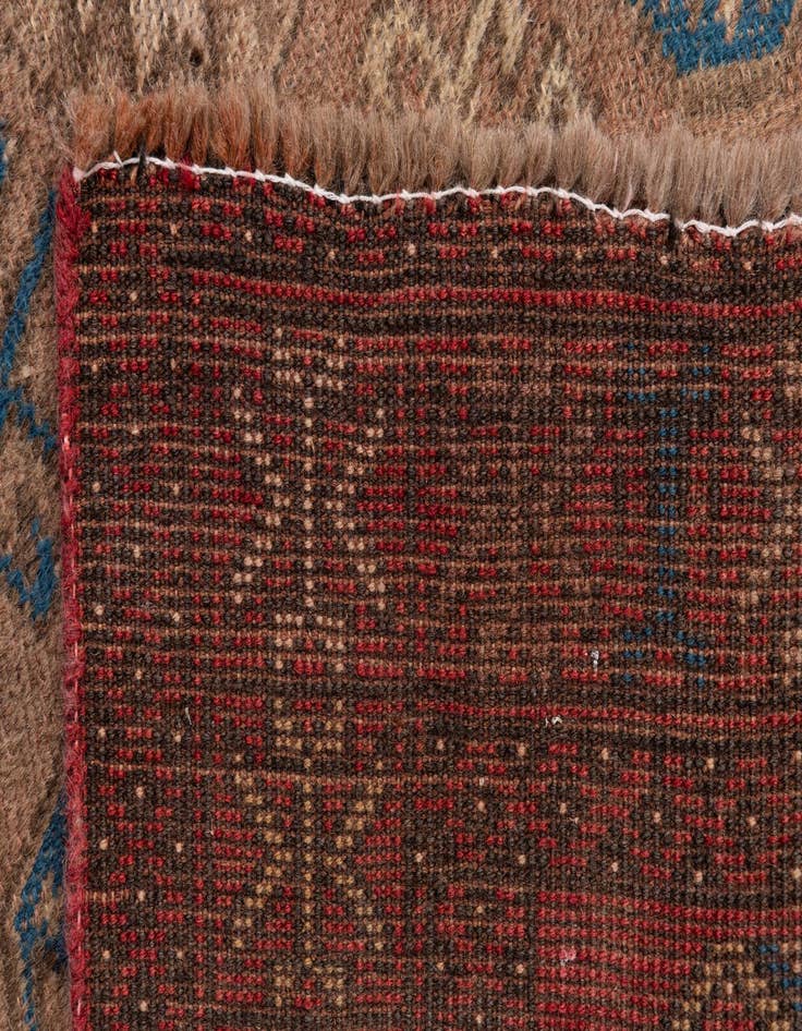 Detail image of 3' 9 x 6' 3  Hand Knotted Ultra Vintage Persian Wool Rug