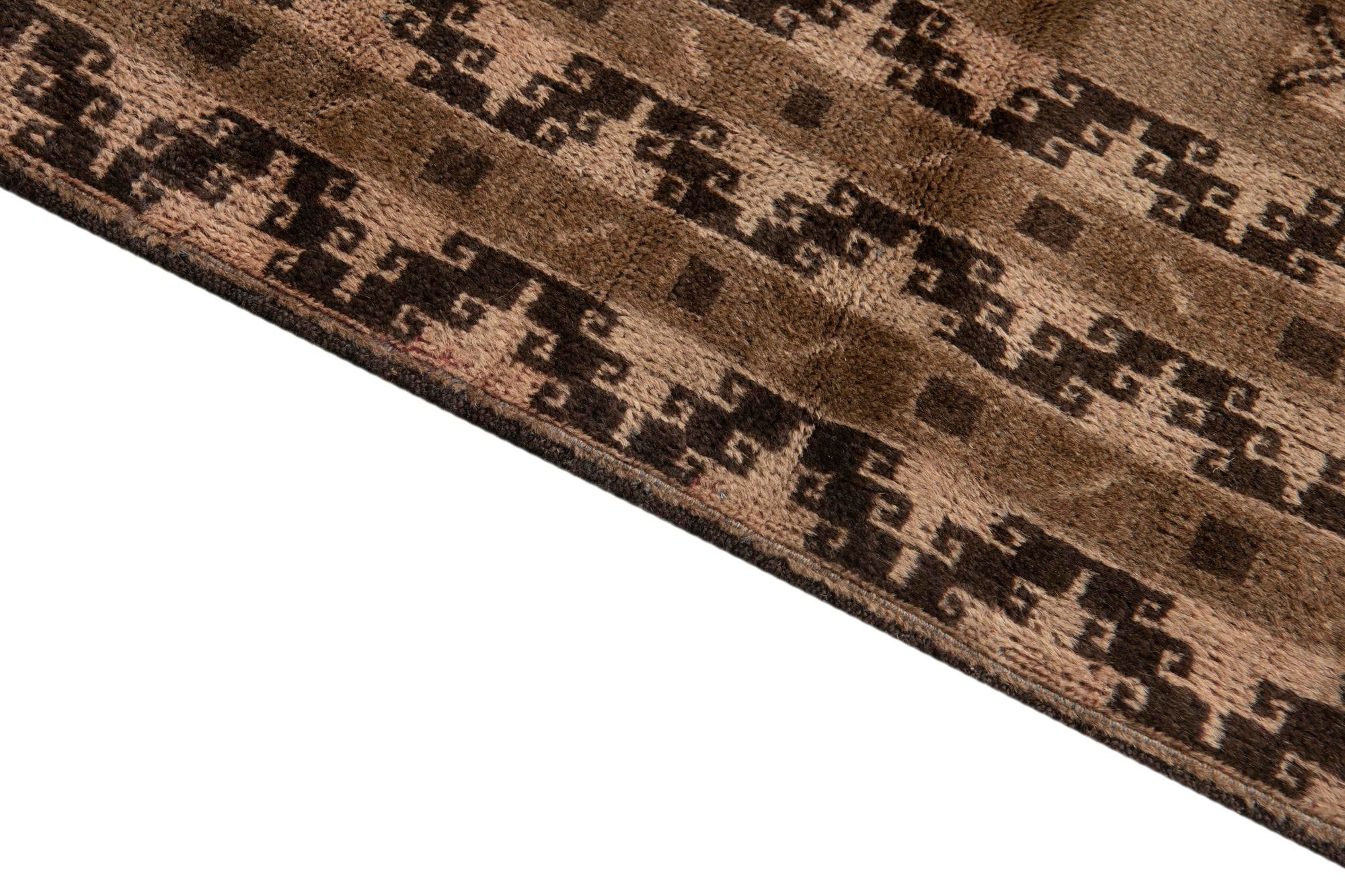 3' 6 x 6' Hand Knotted Ultra Vintage Persian Wool Rug