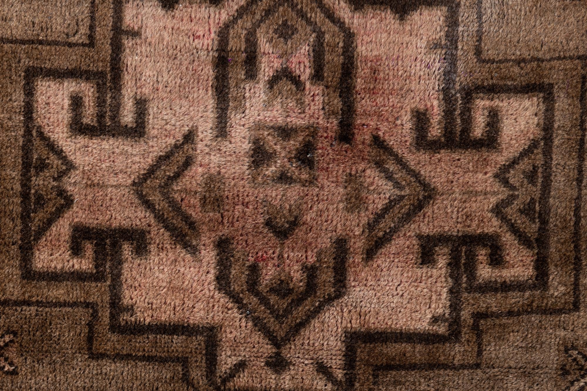 3' 6 x 6' Hand Knotted Ultra Vintage Persian Wool Rug