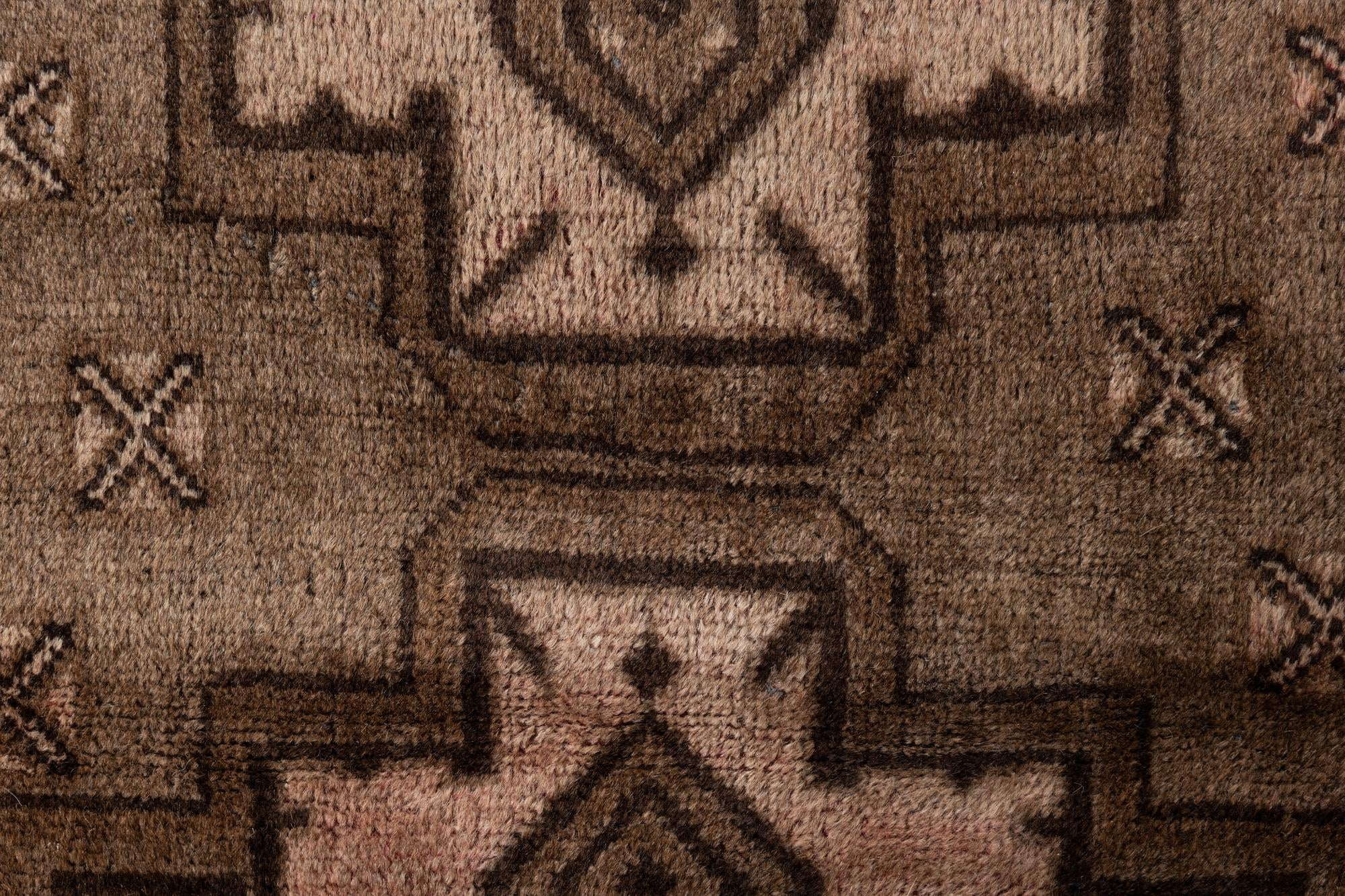 3' 6 x 6' Hand Knotted Ultra Vintage Persian Wool Rug