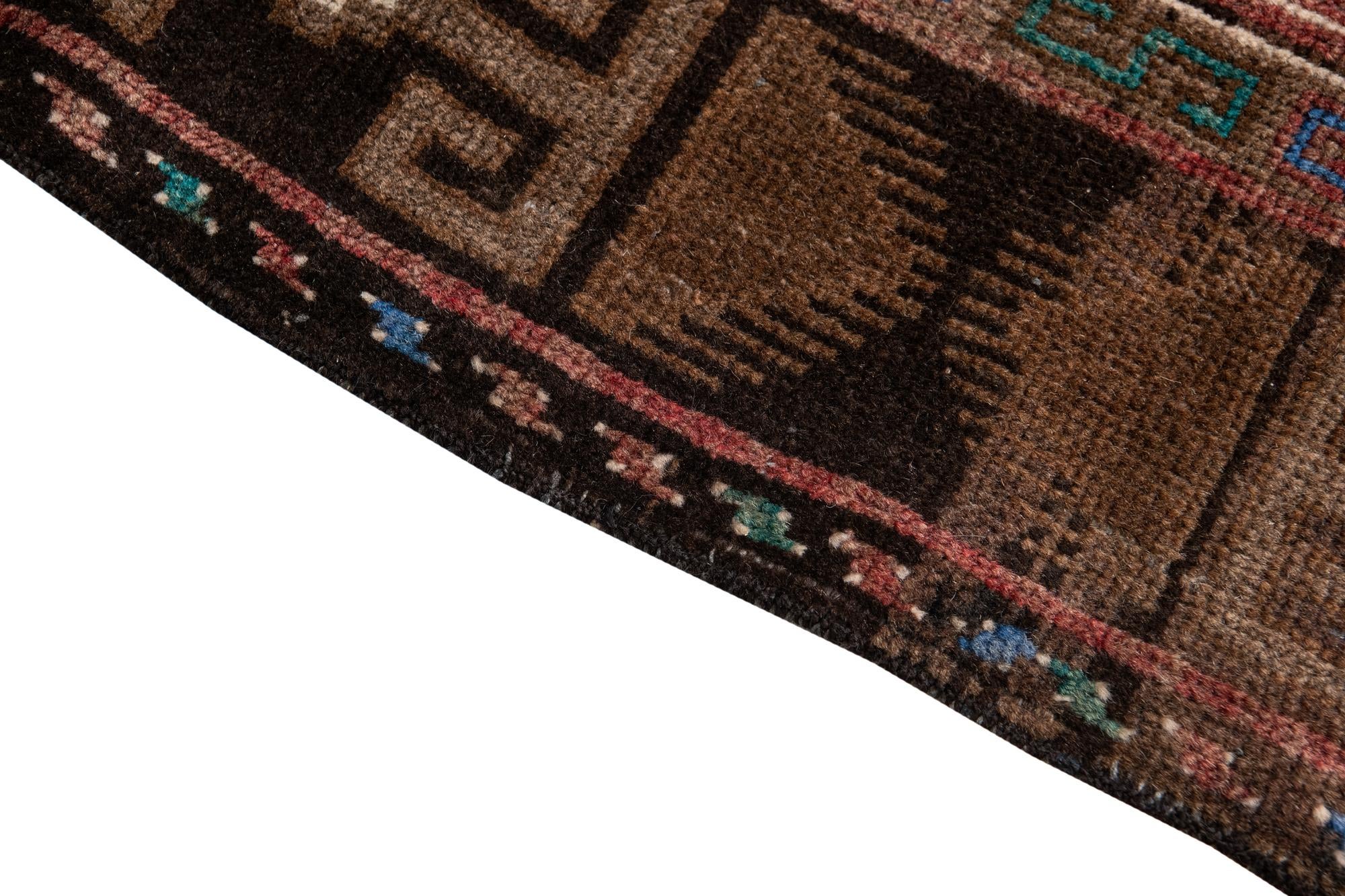 3' 9 x 6' 8 Hand Knotted Ultra Vintage Persian Wool Rug