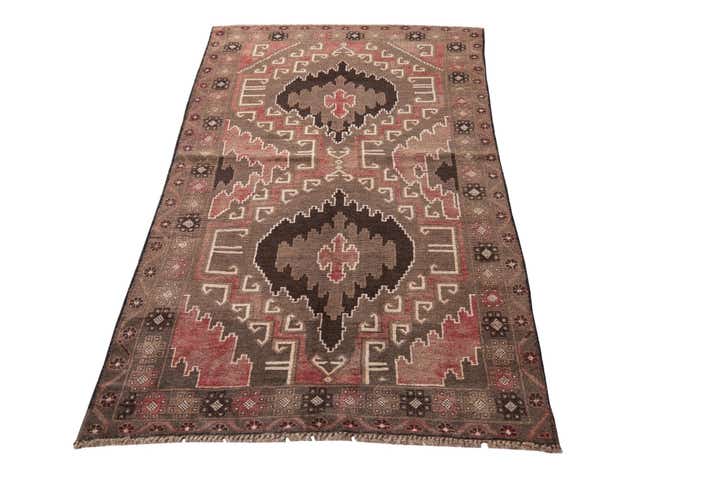 105cm x 190cm anudado a mano Ultra Vintage Alfombra Persa Lana